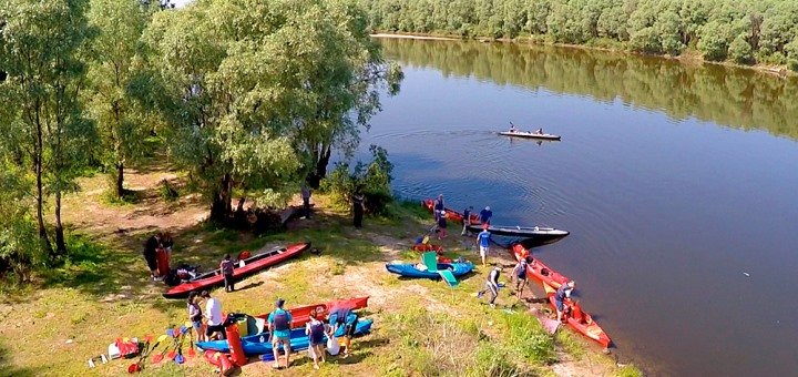 Знижки на прокат каяків від центру «veslo.net»