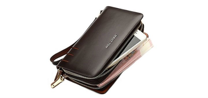 Men's leather clutches in the online store “Mr. Sumkin. " Buy leather wallets and clutches for the stock.