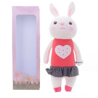 Bunny in a Metu Tiramitu Red heart dress in the MetooDollsUkraine online store. Buy at a discount.
