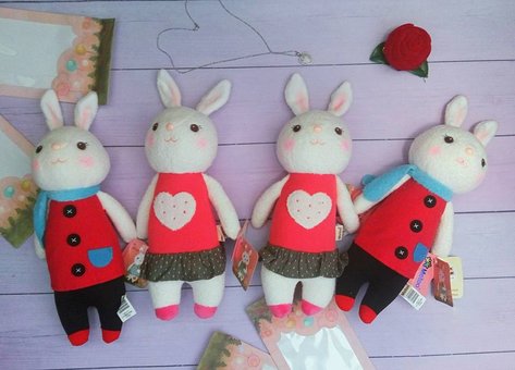 Tiramitu Metoo bunnies in the Metoo-ukraine online store. Buy at a discount.