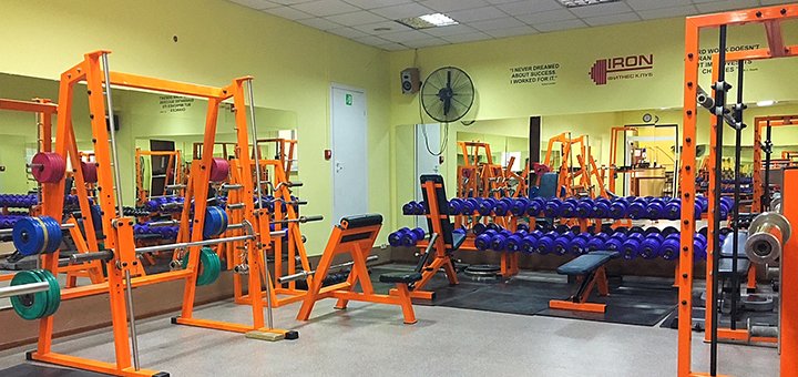 Unlimited workouts in the gym of the fitness club &quot;iron&quot; on poznyaki