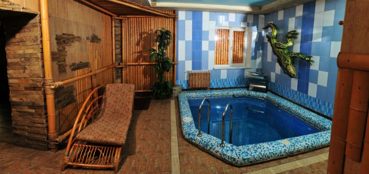 Сауна з басейном у ресторанно-готельному комплексі «Царське Село» у Кривому Розі. Відпочивайте по знижці.