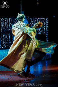 Новогодние корпоративы в концерт-холле «Allegro» в Киеве. Бронируйте банкетный зал по акции.