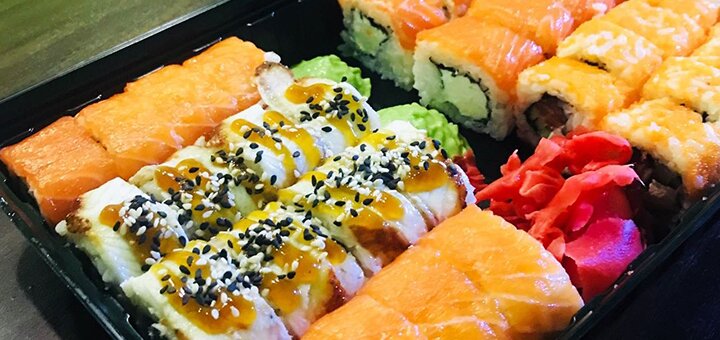 Скидка на все суши, роллы и сеты в суши-баре «Beer & Sushi»