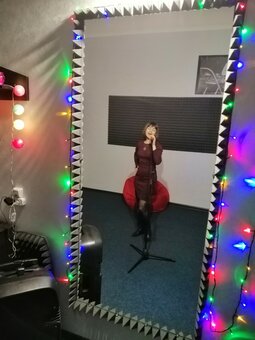Recording a song at AP Vocal Studio in Kharkov. Sign up for a discount