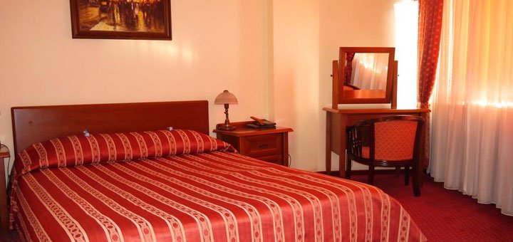A room at the Adria Hotel in Kyiv. Book a room with a discount. Cheap hotels in Kyiv.