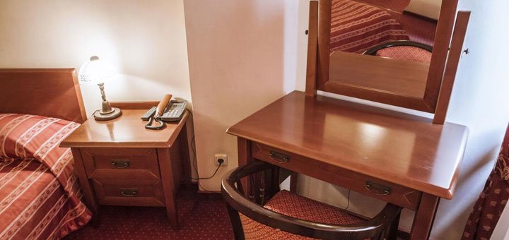 A room at the Adria Hotel in Kyiv. Book a room with a discount. Cheap hotels in Kyiv.