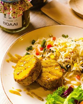 Promotions of the cafe &quot;kitchen polli&quot;