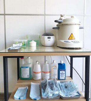 Disinfection of instruments