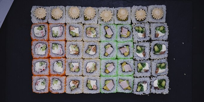 Special offer for delivery of Japanese cuisine to Rybaris in Odessa. order at a discount