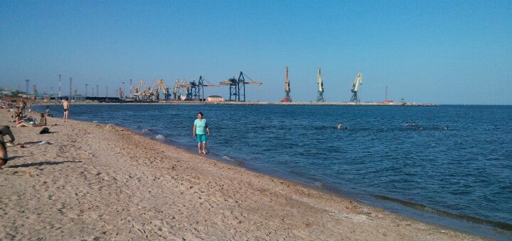 Peschanka beach mariupol