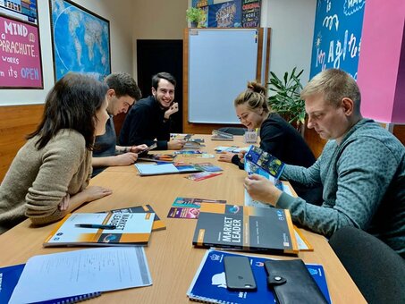 English from interlingua school in odessa. pay for your studies at a discount.