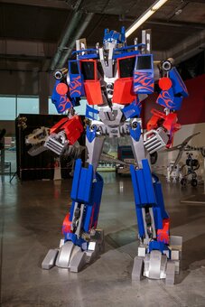 exhibition of transformers in the Dnieper