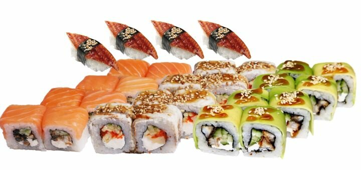 Discount on sushi and rolls from Eco Sushi in Dnipro