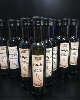 Олія першого віджиму «Healthy Life». Купити зі знижкою.