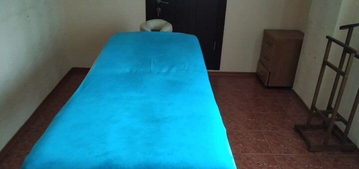 Massage room Relax in the Dnieper. Stock.