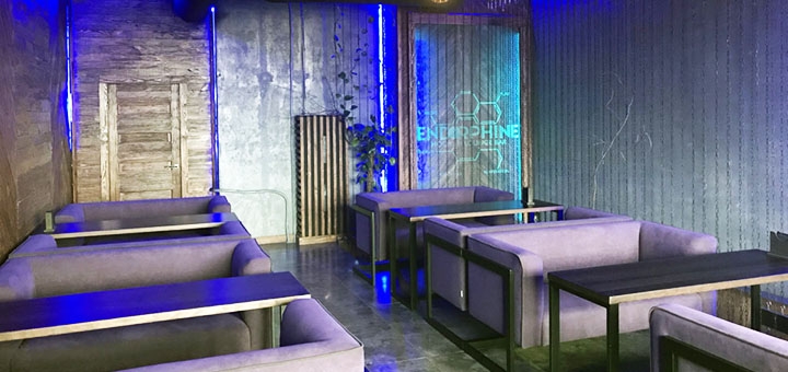 Hookah endorphine bar river in kiev. book tables for promotion 7