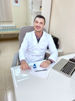 Doctor&#39;s examination at the neuro-cardiolab clinic