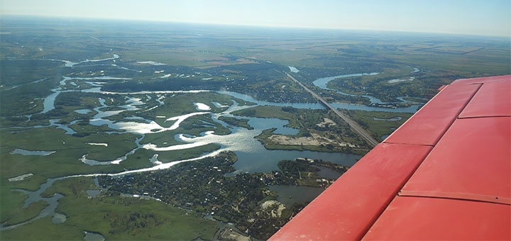 Польоти на літаку Flight over Dnipro в Дніпрі. Зі знижкою.
