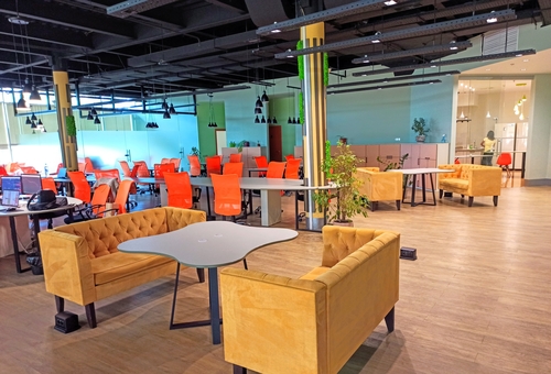 IC Coworking in Blockbuster mall