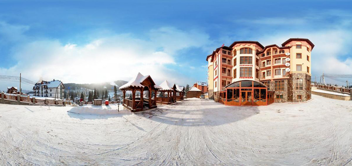 Mountain Crystal hotel in Bukovel. Rest on promotion 90