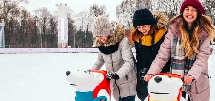 ICE LAND skating rink on Sofievskaya Borshchagovka. Visit with a discount