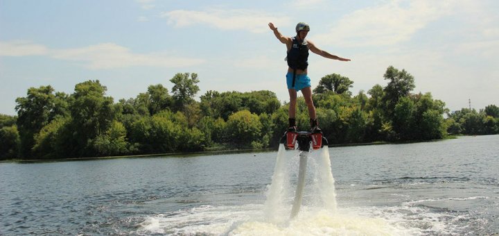 Акция в сервисе проката «FlyboardKiev»