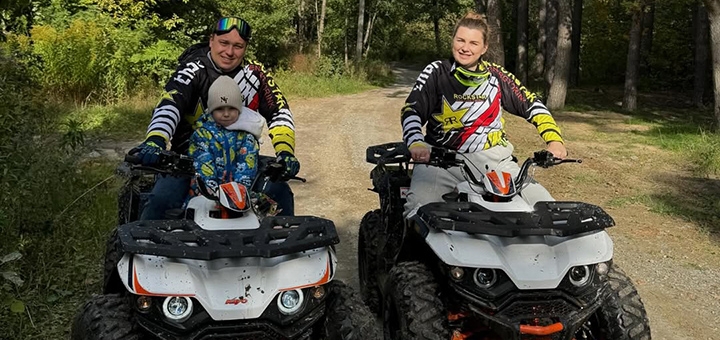 ATV rental Kvadro Zhytomyr. Book now with our 18% off special offer.