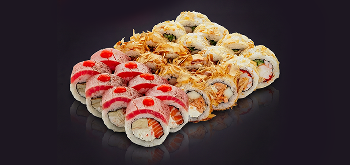 Доставка суши Amo Sushi. Заказывайте по акции 2