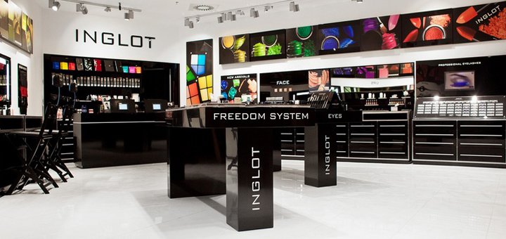 Discounts on cosmetics in inglot stores