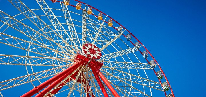 Ferris wheel in the central park of Kharkov. Rest at a discount (5)