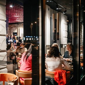 The interior of the restaurant "Jap." Book a table at a discount