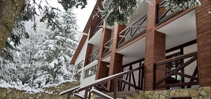 Hotel Karpatska Modrina in Migovo. Book rooms at a discount. 2