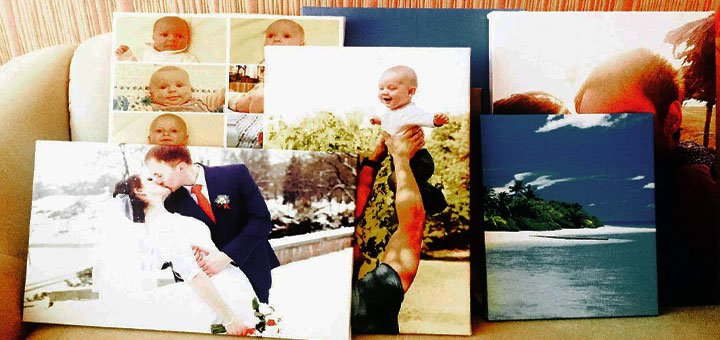 Printing photos in the printing house &quot;on canvas&quot; at a discount