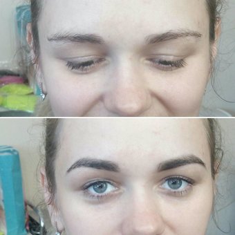 Eyebrow shaping by Irina Kostenko in Kiev. Sign up for a discount.
