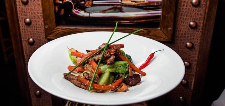 Restaurant &quot;miami blues&quot; menu with discounts