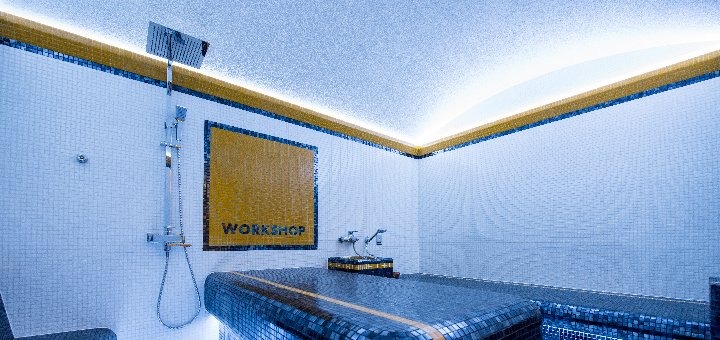 Скидка на хаммам в фитнес-клубе Workshop