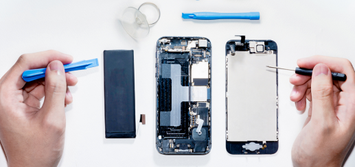 Repair of telephones in «MUK-Service». Call for the promotion