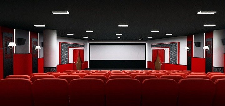 Малый зал кинотеатра «Юбилейный». Посещайте по акции