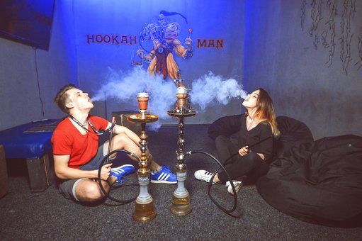 A large selection of tobaccos in the hookah "Hookah nights air" in Kiev. Order cheap