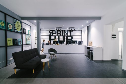 Аренда офиса «My Print Hub» в Киеве. Оплачивайте по акции.